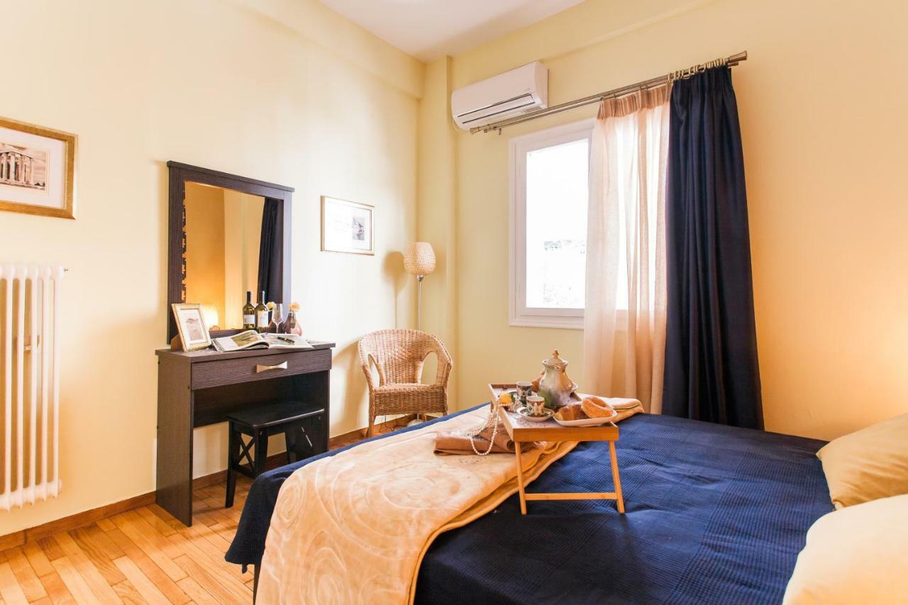 Central, Quiet, Cozy, Very Clean Private Apartment Close To Acropolis Athena Bagian luar foto